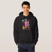 100th Day Of School 100 Days Smarter Cute Owl Love Hoodie (Vorne ganz)
