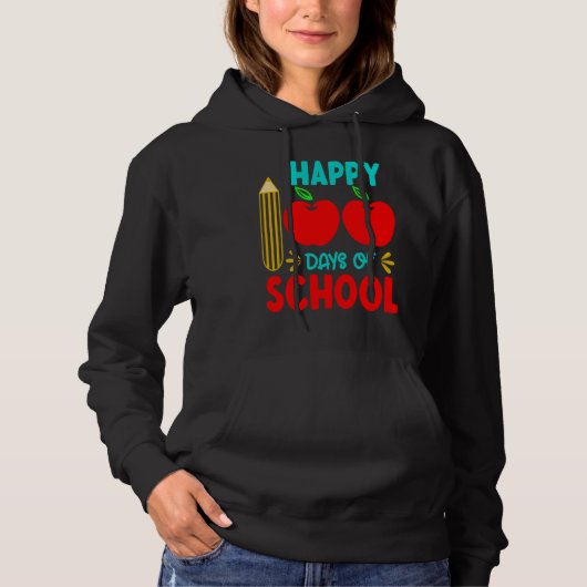 100th Day Of School 100 Days Teacher Students Boys Hoodie (Vorderseite)