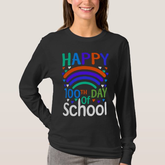 100th Day Of School 100 Days Teacher Students Boys T-Shirt (Vorderseite)