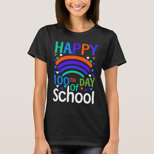 100th Day Of School 100 Days Teacher Students Boys T-Shirt (Vorderseite)
