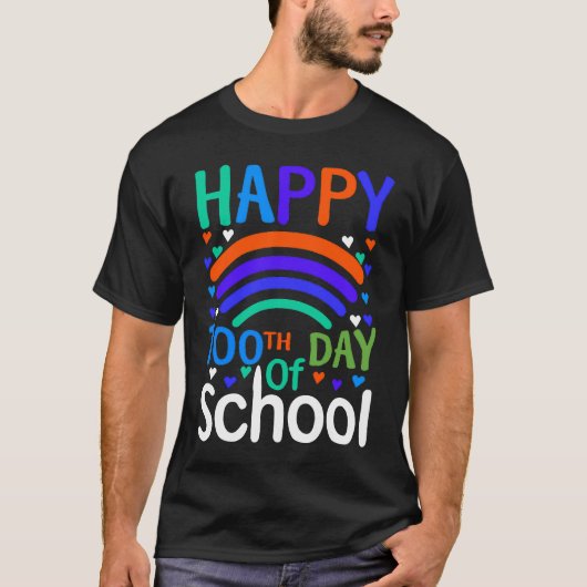 100th Day Of School 100 Days Teacher Students Boys T-Shirt (Vorderseite)