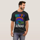 100th Day Of School 100 Days Teacher Students Boys T-Shirt (Vorne ganz)