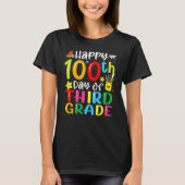 100th Day Of School 3rd Third Grade Teacher Studen T-Shirt (Vorderseite)