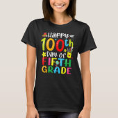 100th Day Of School 5th Fifth Grade Teacher Studen T-Shirt (Vorderseite)