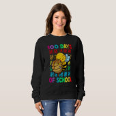 100th Day Of School Animal Bees Happy 100th Day Ki Sweatshirt (Vorne ganz)