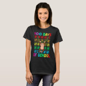 100th Day Of School Animal Monkey  Happy 100th Day T-Shirt (Vorne ganz)