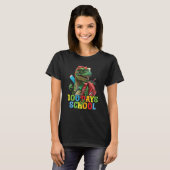 100th Day Of School Dino Kids Happy 100 Days Dinos T-Shirt (Vorne ganz)