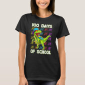 100th Day Of School Dino Kids Happy 100 Days Dinos T-Shirt (Vorderseite)