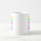100th Day Of School Girls Coquette Bow Teachers Ki Kaffeetasse (Mittel)