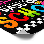 100th Day Of School Happy 100 Days Math Equation T Poster (Ecke)