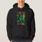 100th Day Of School Happy 100 Days Of School Dinos Hoodie (Vorderseite)