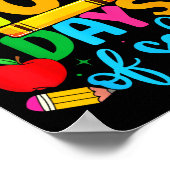 100th Day Of School Happy 100 Days Teachers Boy Gi Poster (Ecke)