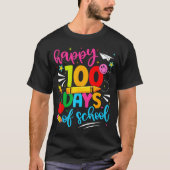 100th Day Of School Happy 100 Days Teachers Boy Gi T-Shirt (Vorderseite)