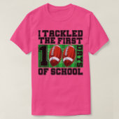 100th Day of School - I Tackled 100 Days Of School T-Shirt (Design vorne)