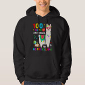 100th Day Of School No Prob Llama 100 Days Of 3rd Hoodie (Vorderseite)