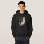 100th Day of School No Prob Llama 100 Days Of Scho Hoodie (Vorne ganz)