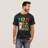 100th day of school No Prob Llama 100 days Smarter T-Shirt (Vorne ganz)