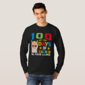 100th day of school No Prob Llama 100 days Smarter T-Shirt (Vorne ganz)
