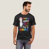 100th Day Of School No Prob Llama 100th Day Fourth T-Shirt (Vorne ganz)