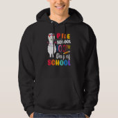 100th Day Of School No Prob Llama 100th Day Presch Hoodie (Vorderseite)
