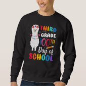 100th Day Of School No Prob Llama 100th Day Third Sweatshirt (Vorderseite)