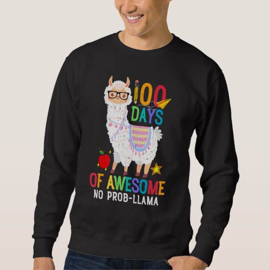 100Th Day Of School Shirt 100 Days of Awesome No-P (Vorderseite)