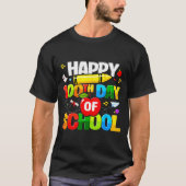 100th Day Of School Shirt For Teachers Kids Happy (Vorderseite)