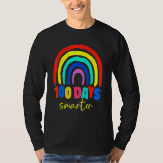 100th Day Of School Teacher 100 Days Smarter Boho T-Shirt