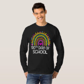 100th Day Of School Teacher 100 Days Smarter Rain T-Shirt (Vorne ganz)