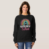 100th Day Of School Teacher Boys Girls 100 Days Bo Sweatshirt (Vorne ganz)