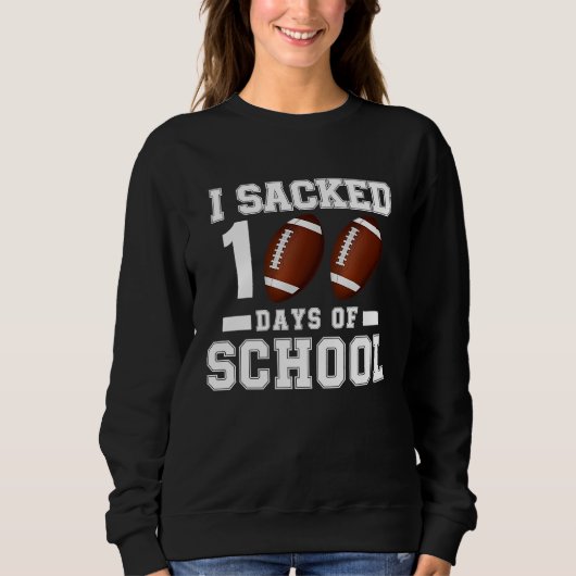 100th Day of School Teacher Coach Kids Child 100 D Sweatshirt (Vorderseite)