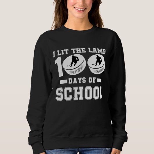 100th Day of School Teacher Coach Kids Child 100 D Sweatshirt (Vorderseite)