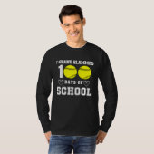 100th Day of School Teacher Coach Kids Child 100 D T-Shirt (Vorne ganz)
