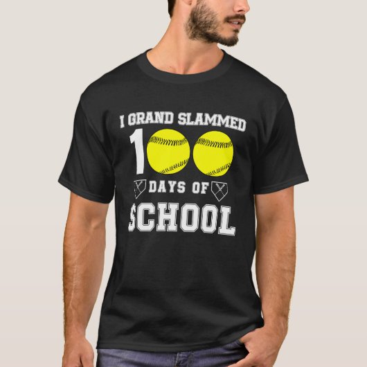 100th Day of School Teacher Coach Kids Child 100 D T-Shirt (Vorderseite)