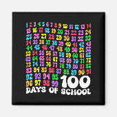 100th Day Of School Teacher Kids 100 Days Math Num Magnet (Vorne)