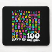 100th Day Of School Teacher Kids 100 Days Math Num Mousepad (Vorne)