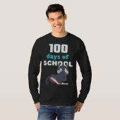 100th Day of School Teacher Kitten Kitten T-Shirt (Vorne ganz)