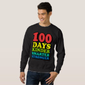 100th Day of School Teachers Child Youth Happy Fun Sweatshirt (Vorne ganz)