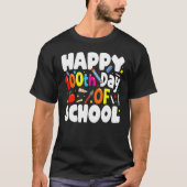 100th Day Of School Teachers Costume 100 Days Stud T-Shirt (Vorderseite)