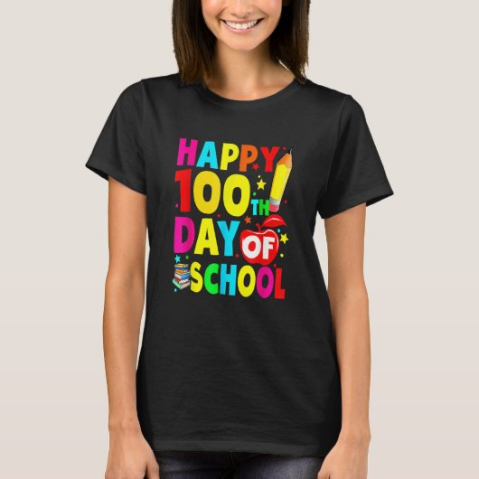 100th Day Of School Teachers Costume 100 Days Stud T-Shirt (Vorderseite)