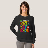 100th Day Of School Teachers Kids Child Happy 100 T-Shirt (Vorne ganz)