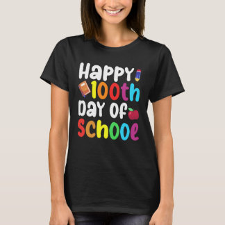 100th Day of School Teachers Kids Child Happy 100 T-Shirt