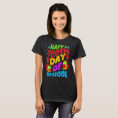 100th Day of School Teachers Kids Child Happy 100  T-Shirt (Vorne ganz)