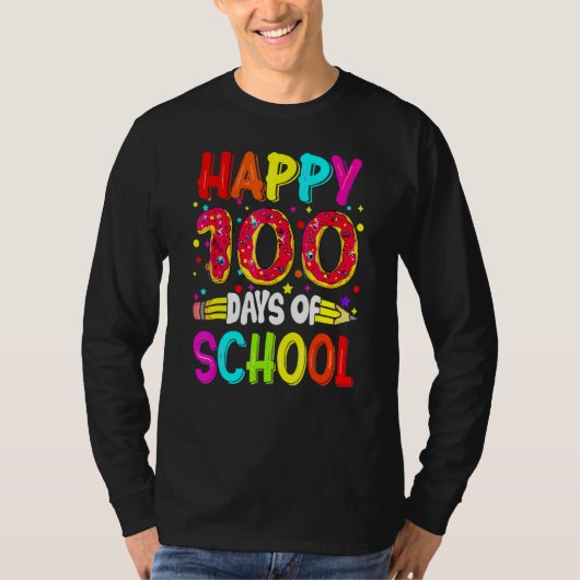 100th Day Of School Teachers Kids Child Happy 100  T-Shirt (Vorderseite)