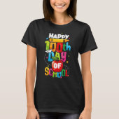 100th Day of School Teachers Kids Happy 100 Days T-Shirt (Vorderseite)