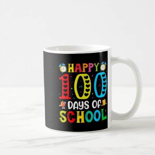 100th Day Of School Teachers Students 100 Days Of Kaffeetasse (Rechts)