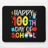 100th Day Of School Teachers Students 100 Days Of  Mousepad (Vorne)