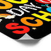 100th Day Of School Teachers Students 100 Days Of  Poster (Ecke)