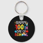 100th Day Of School Teachers Students 100 Days Of  Schlüsselanhänger (Vorderseite)