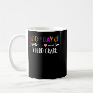 100th day Of School Third grade Teacher - 100 days Kaffeetasse